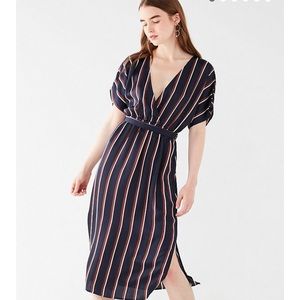 Urban Outfitters Striped Midi Dress